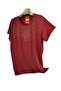 New Season Women's Low-Sleeve Stone-Embellished Combed Cotton Blouse - 2
