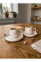2-Pack Bow Pattern Turkish Coffee Cup - 2