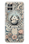 Oppo A54 Compatible Cancer Zodiac Patterned Transparent Phone Case