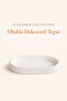 Corrugated Decorative Tray Modern Candle, Jewelry, and Accessory Presentation Tray