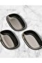 6 Pieces 12X7 cm Melamine Kayık Plate – Sauce Bowl, Appetizer and Snack Presentation Plate Black - 4