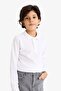 100% Cotton Regular Fit Pique Long Sleeve Polo T-Shirt for Boys L0288A626Au - 3