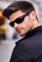Fleece Ize - Black Color Original Men's Sunglasses with Uv400 Protection 63 Ekartman Dkg6276C1