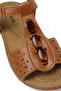 167231.Z6Fx Tan Women's Flat Sandals - 7