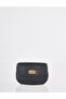 Buckle Detail Shoulder Bag Black