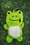 Plush Frog Keychain Cute Green Figure Bag Ornament Soft Toy Accessory