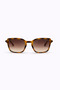 نظارات شمسية Relven Zebra منقوش Retro بإطار عظمي للجنسين UV400 Vintage Retro - 2
