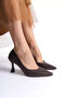 Women's matte dark brown stiletto tr08ms27l - 4