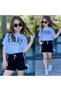 Girl's Summer New Season Shorts Set 721111B - 3