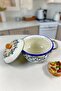 20 No. 1.7 Liter Enamel Pot, Serving, Food Camping, Picnic, Dowry - 4