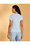 Women Blue Printed T-Shirt - 3