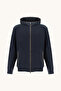 Men's Woven Viscose Nylon Zipped Sweatshirt - 2