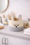 Rabbit Ear Knitted Basket, Decorative Organizer Basket, Baby Room Toy Basket 20X18 cm - 2