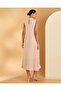 Women Pink Embellished Maxi Dress - 3