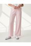 Senior Girls Pale Pink Jacquard Culottes