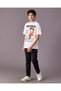 Senior Boys White Printed T-Shirt - 5