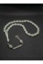 Phosphorescent Cat's Eye Barley Cut 33 Coarse Grain Steel Processing Tassel Rosary Beads Glow in the Dark Rosary Beads - 7