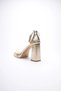 Women's Gold Heeled Sandals Tr12My01F - 7