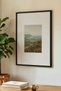 1 Piece Black Wooden Framed Vintage Painting with Nature Scenes - 3