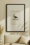 1 Piece Black Wooden Framed Classic Duck Vintage Painting - 2