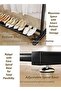 Heavy Duty Double Rod Clothes Rack 123cm – Double Level Garment Rack with Bottom Shelf - 4