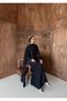 Hijab Pearl Stone Embellished Long Evening Dress with Shawl Detail for Special Occasions - Pearl Model - 5