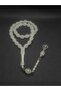 Phosphorescent Cat's Eye Barley Cut 33 Coarse Grain Steel Processing Tassel Rosary Beads Glow in the Dark Rosary Beads - 2