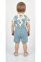 Newborns Boys Dungaree Set Short Sleeve, 3-6M - 2