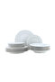 Porcelain Dinner Set, 18 pcs, White