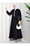 Asel Dual Pocket and Double Cover Button Detail Skirt Suit - 8