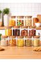 12-Piece Mini Spice Jar Set – Airtight Bamboo Lids, 287ML Clear Containers with Labels - 4
