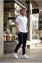 Men's Elastic Waist Boyfriend Fit Jogger Pants Pants - 2