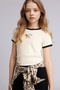 Slim Fit Printed Ribbed Camisole T-Shirt for Girls D8542A826Sm - 2