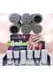 6PCS COMBO Nail Polish Set 6x11ml – Clear, White & Black, Glossy Long Lasting Nail Care - 2