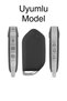 For Kia K3 K5 Sorento Sportage Ev9 Ev6 Ev5 Picanto Mq4 Ka4 Key Case Cover with 7 Keys Black/Silver - 2