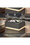 Modern Bedside Nightstand Table with LED Mirror, Sensor Light, Wireless Charging and BT Speaker 40CM - 3