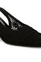 Women's Woven Design Slingback Sandal in Black - 4
