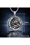 Stainless Steel Norse Design Warrior Men's Viking Necklace - 6