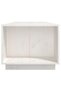 Coffee table, white, 110x50x40 cm, solid pine wood - 7