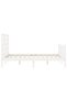 Bed frame with small double headboard, solid wood - 7