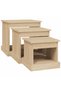 Stackable tables, 3 pcs., sonoma oak, engineered wood - 5