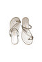 Women's Classic Silver Finger Ring Stylish Daily Wear Slipper - 3