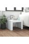 Coffee table, white, 50x50x35 cm, chipboard