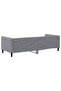 Bed frame, light grey, 80x200 cm, textile - 5