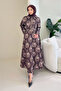 Luce Batik Pattern Skirt Set - Brown - 7