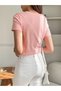 Women's Crew Neck T-Shirt - Oversized T-Shirt - 2