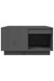 Coffee table, gray, 60x61x32.5 cm, solid pine wood - 6