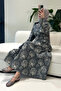 Luce Batik Pattern Skirt Set - Black - 7