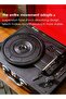 3 Speed Turntable Record Player USB/ TF/ Bluetooth Suitcase Records Record Player Built-in 2 Speaker - 5