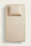 Baby Fitted Sheet Set Ranforce 100% Cotton 70X140+20 cm - Salmon - 2